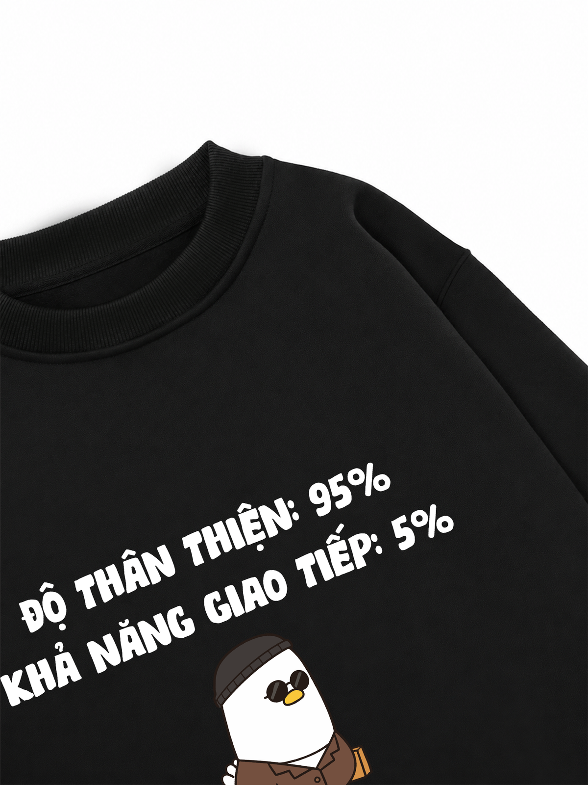 Áo Sweater Nỉ Hai Da Độ Thân Thiện 95%
