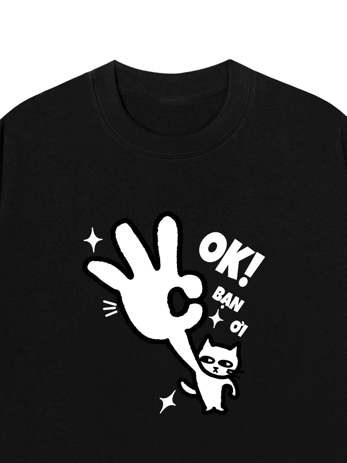 Áo Thun Relaxed Fit Ok Bạn Ơi