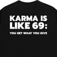 Áo Thun Relaxed Fit Karma Like 69