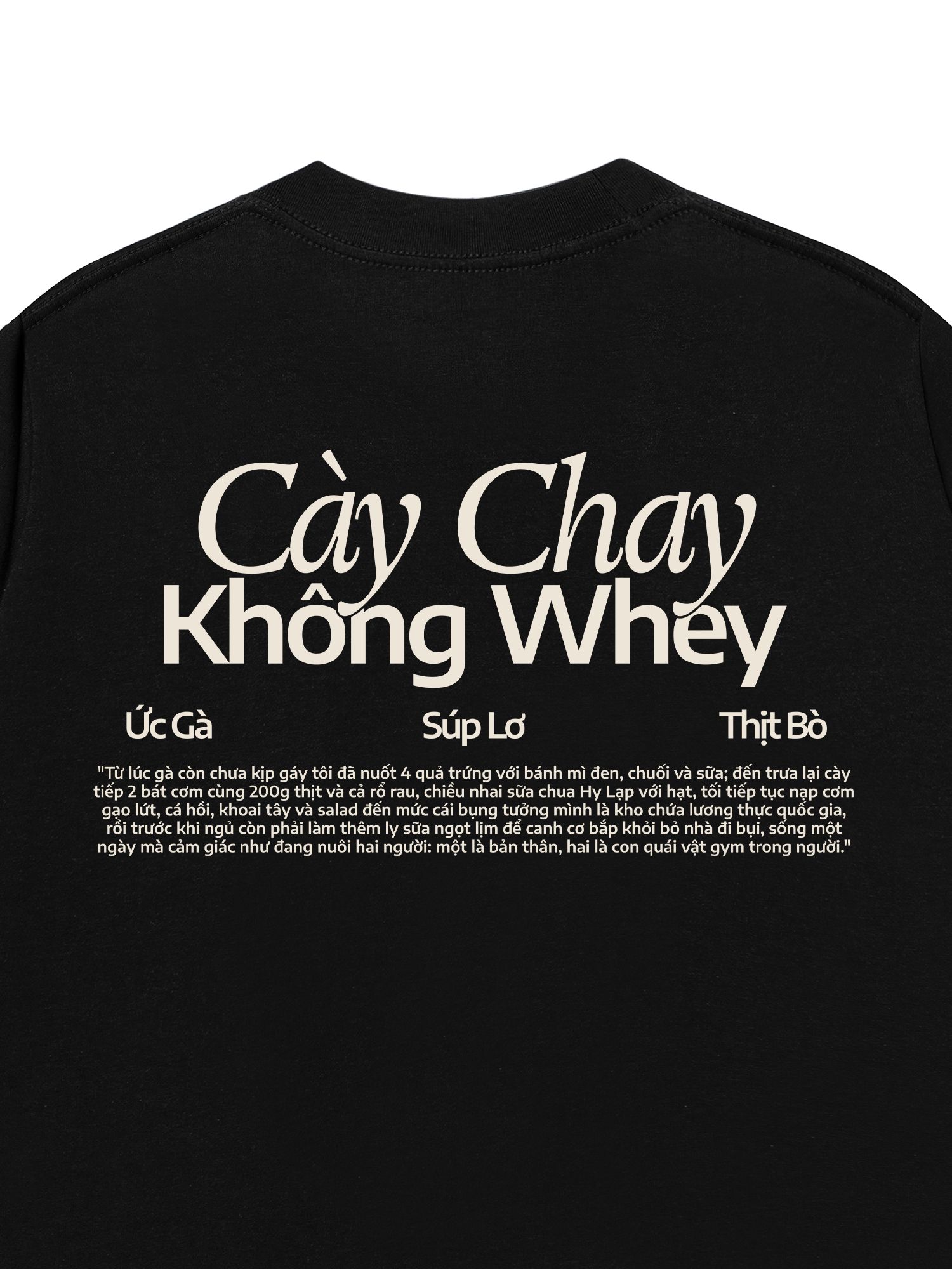 Áo Thun Relaxed Fit Cày Chay Không Whey