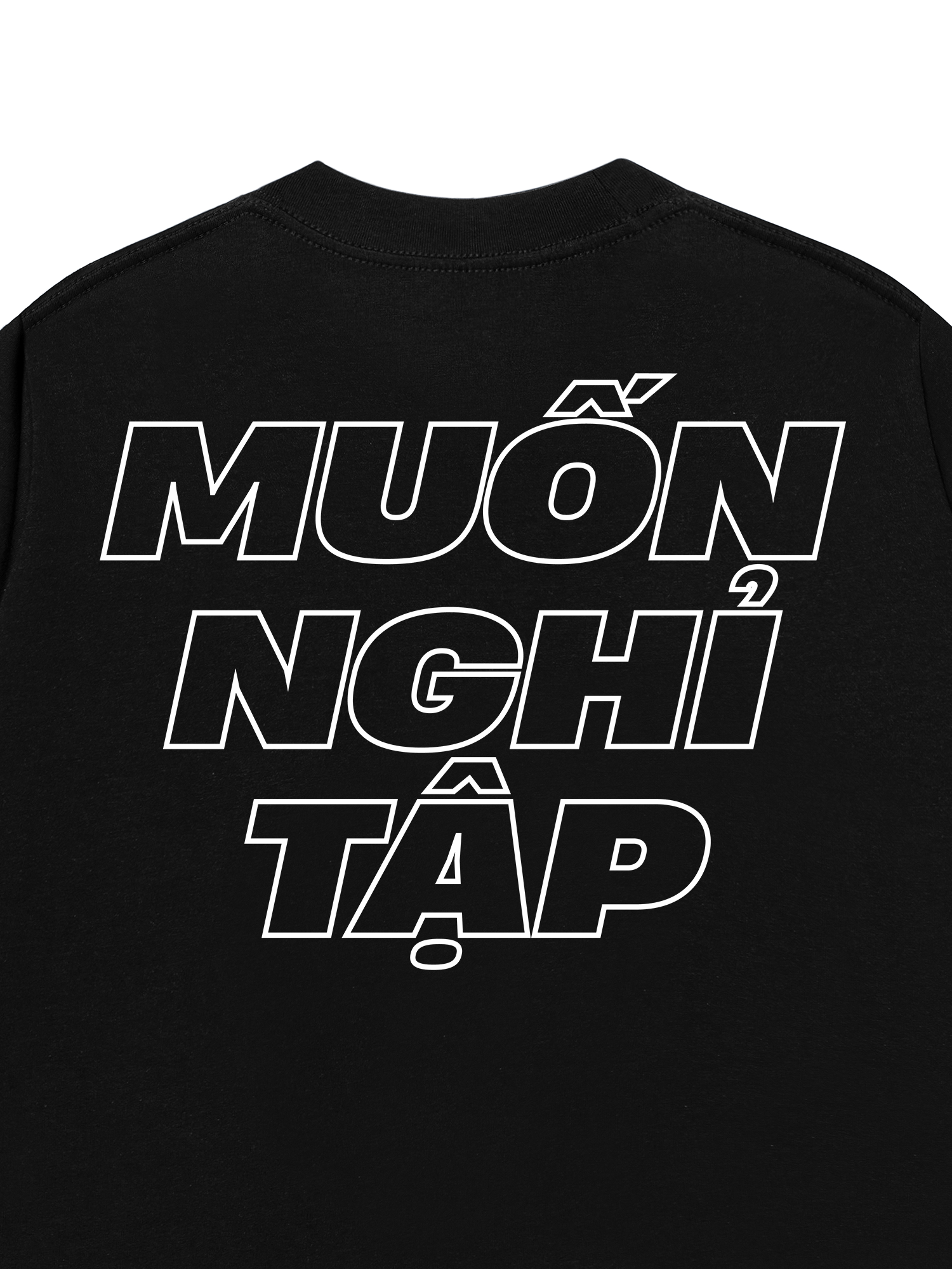Áo Thun Relaxed Fit Muốn Nghỉ Tập Tạ