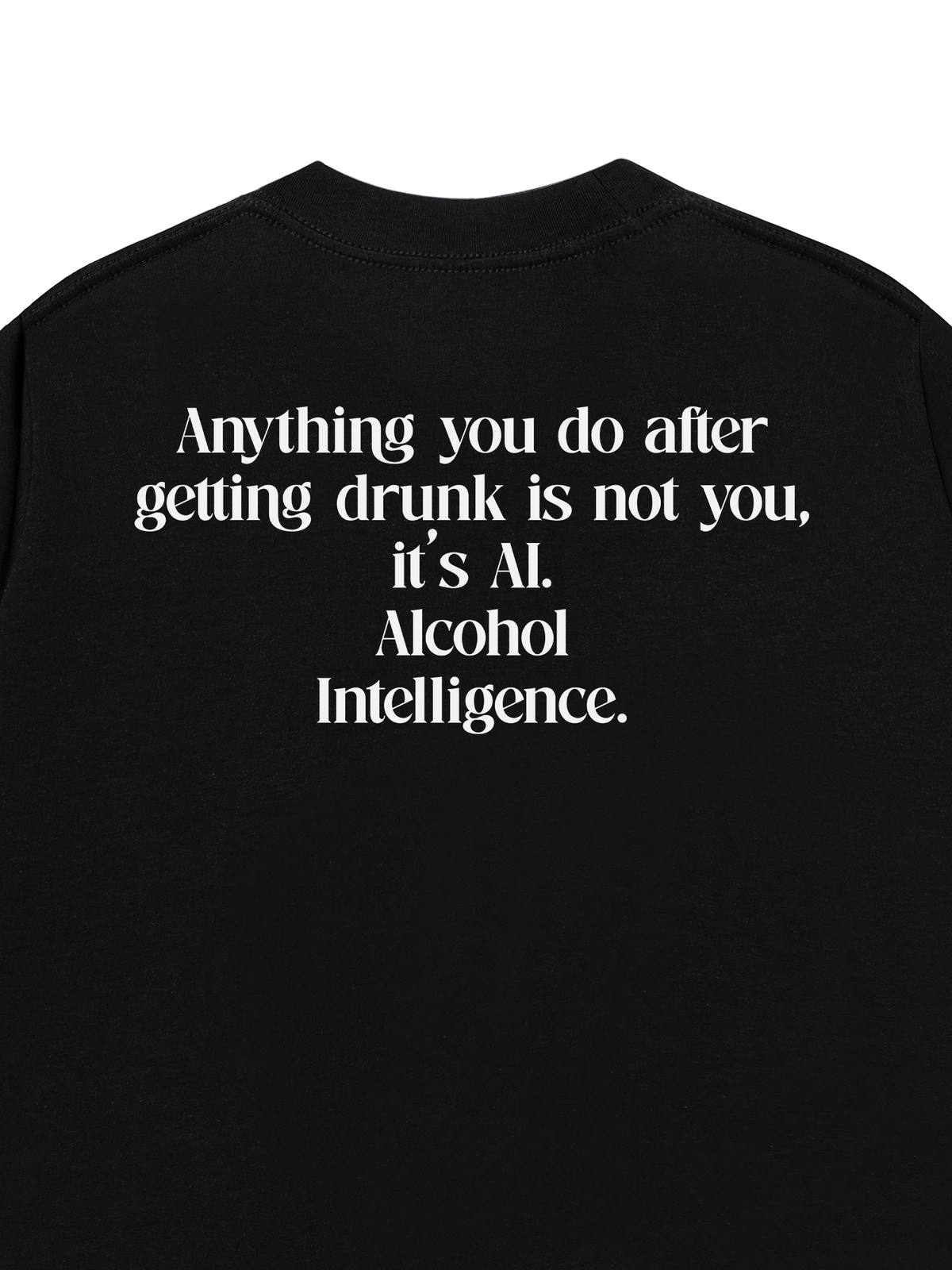 Áo Thun Relaxed Fit Alcohol Itelligence