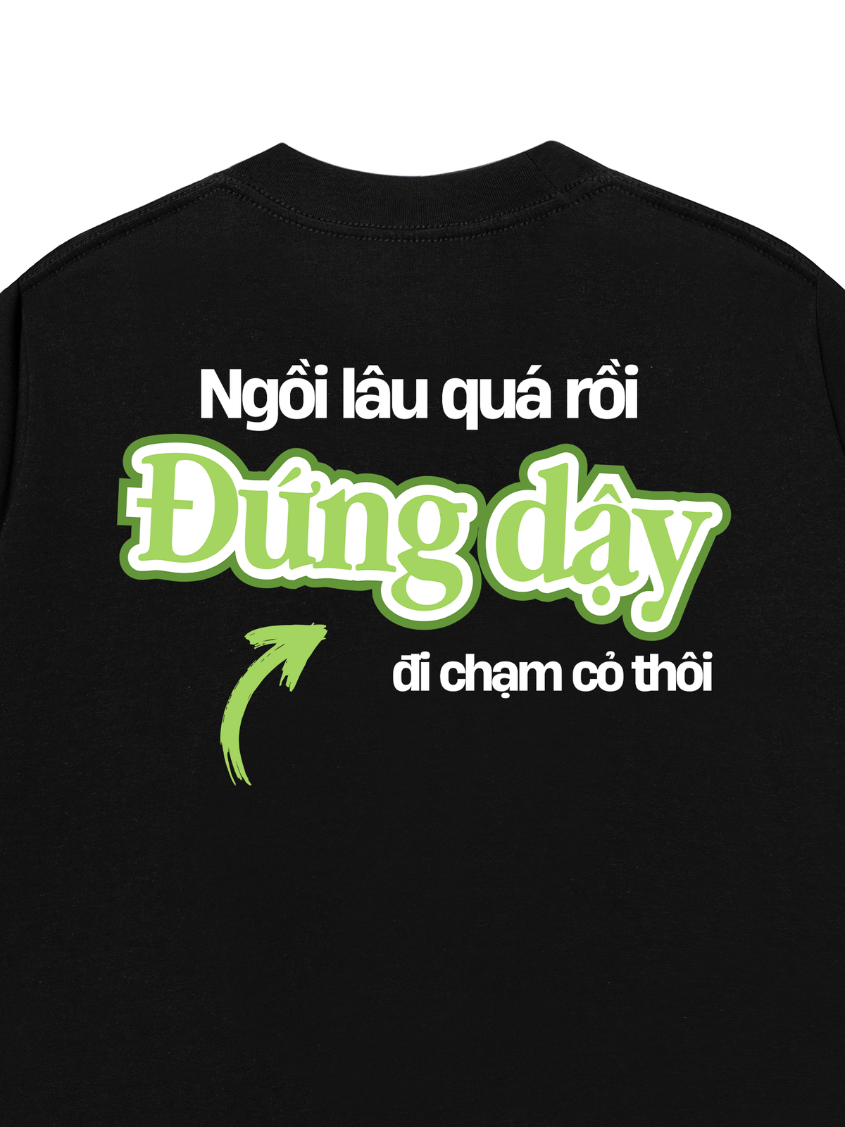 Áo Thun Relaxed Fit Đứng Dậy Chạm Cỏ