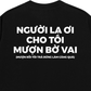 Áo Thun Relaxed Fit Mượn Bờ Vai