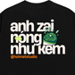Áo Thun Relaxed Fit Anh Zai Tính Nóng Như Kem