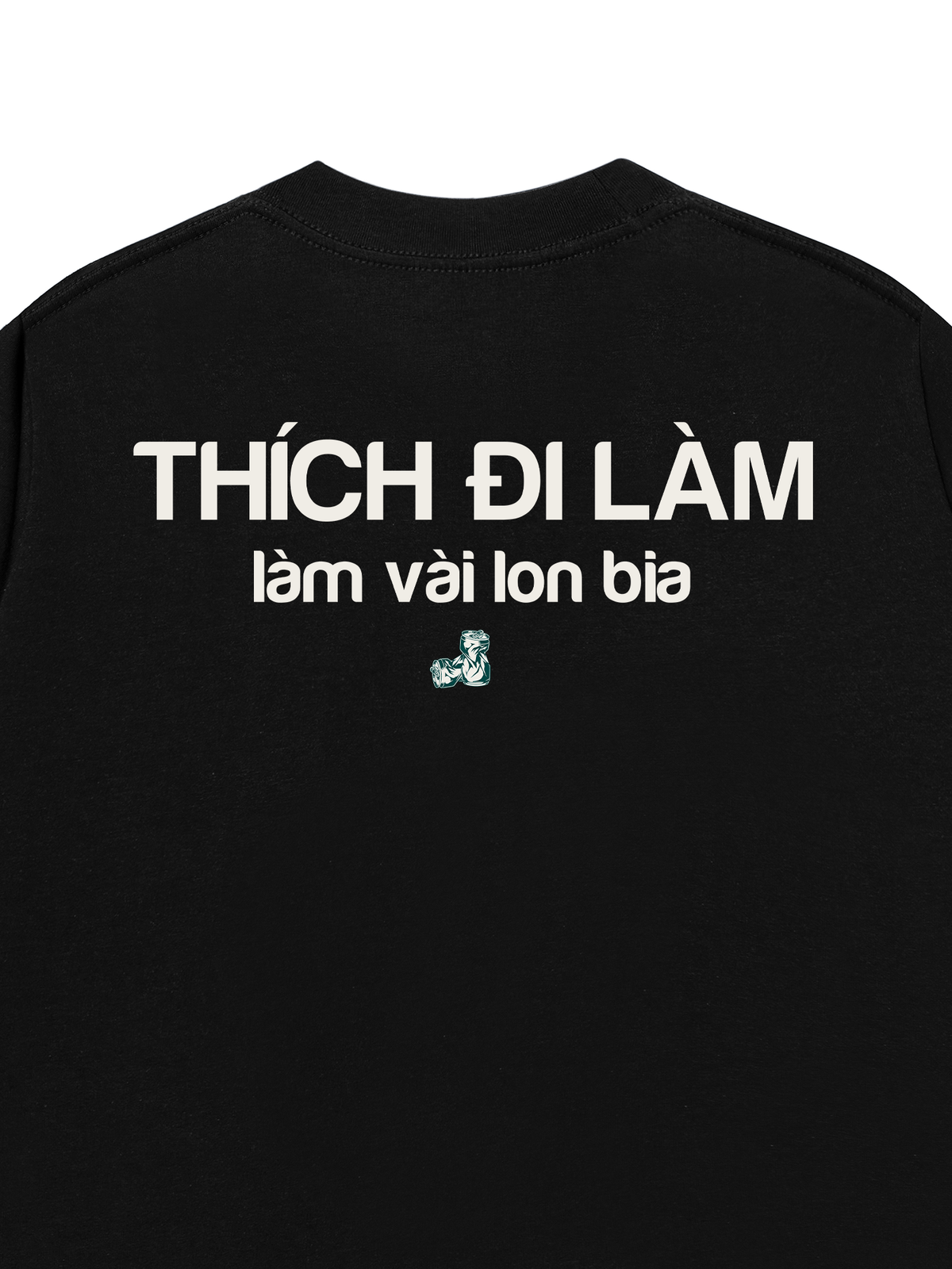 Áo Thun Relaxed Fit Làm Vài Lon Bia