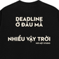Áo Thun Relaxed Fit Nhiều DeadLine