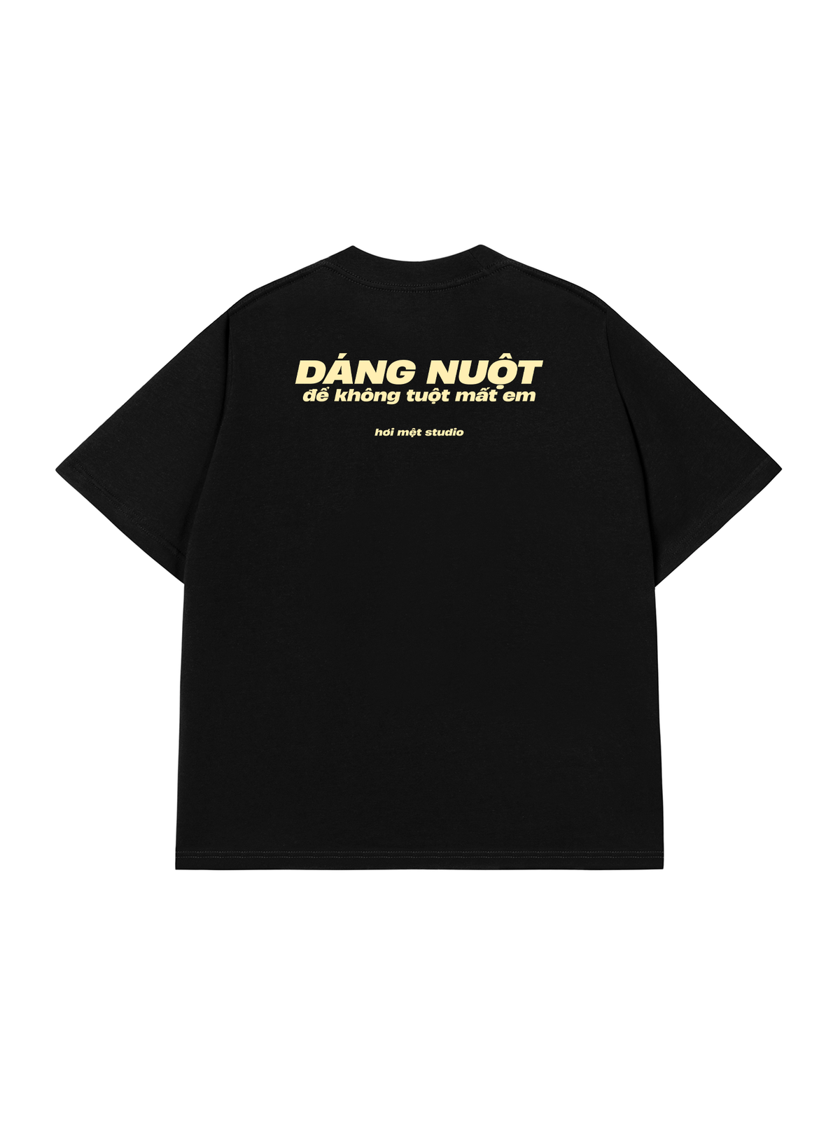 Áo Thun Relaxed Fit Dáng Nuột Không Tuột Mất Em