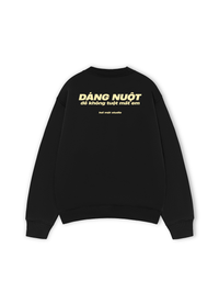 Áo Sweater Nỉ Hai Da Dáng Nuột Không Tuột Mất Em