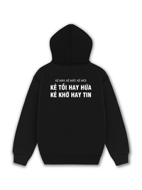 Áo Hoodie Nỉ Hai Da Kẻ Mày Kẻ Mắt Kẻ Môi