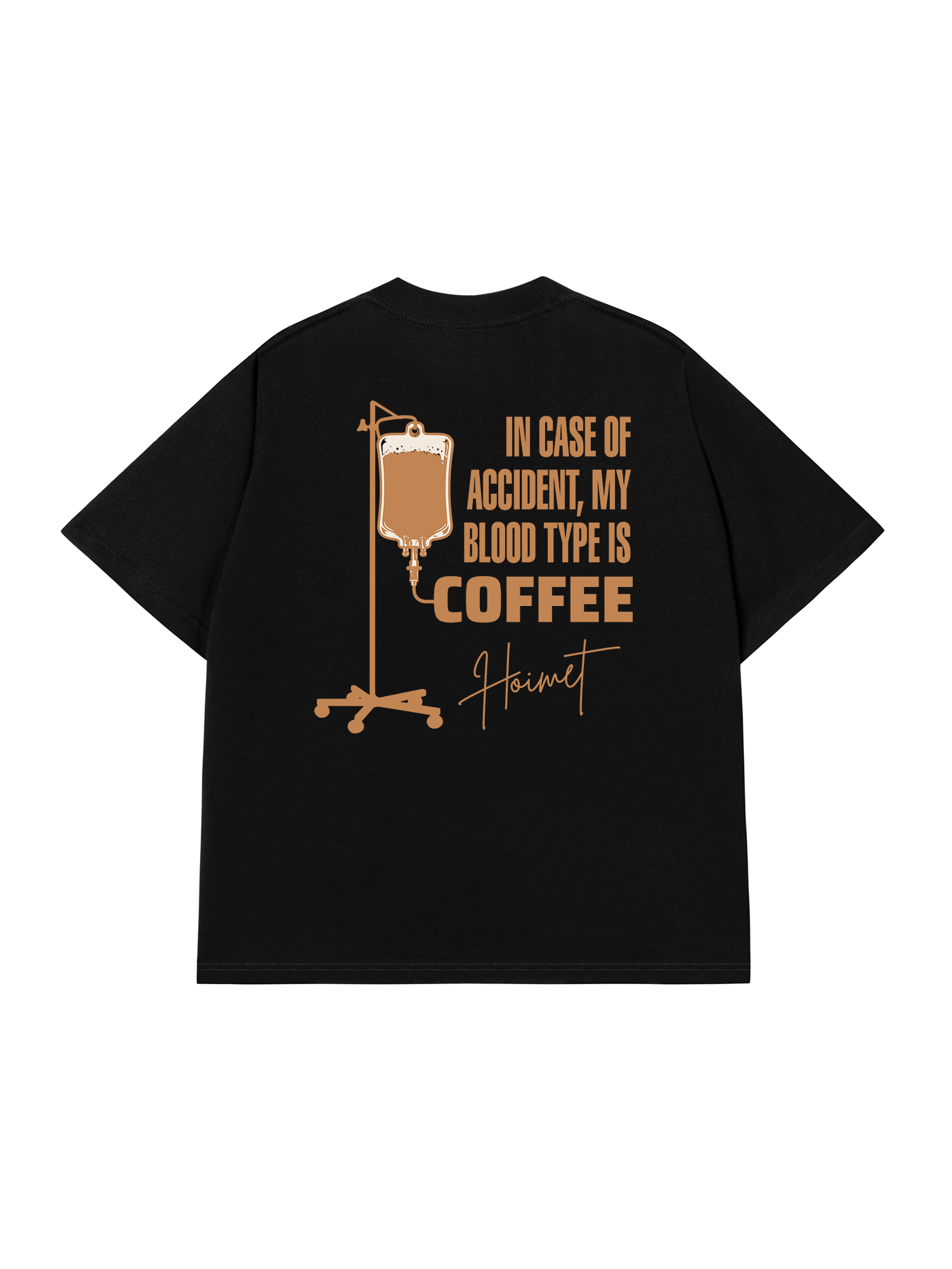 Áo Thun Relaxed Fit Blood Type Is Coffee