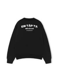 Áo Sweater Nỉ Hai Da Em Tập Tạ