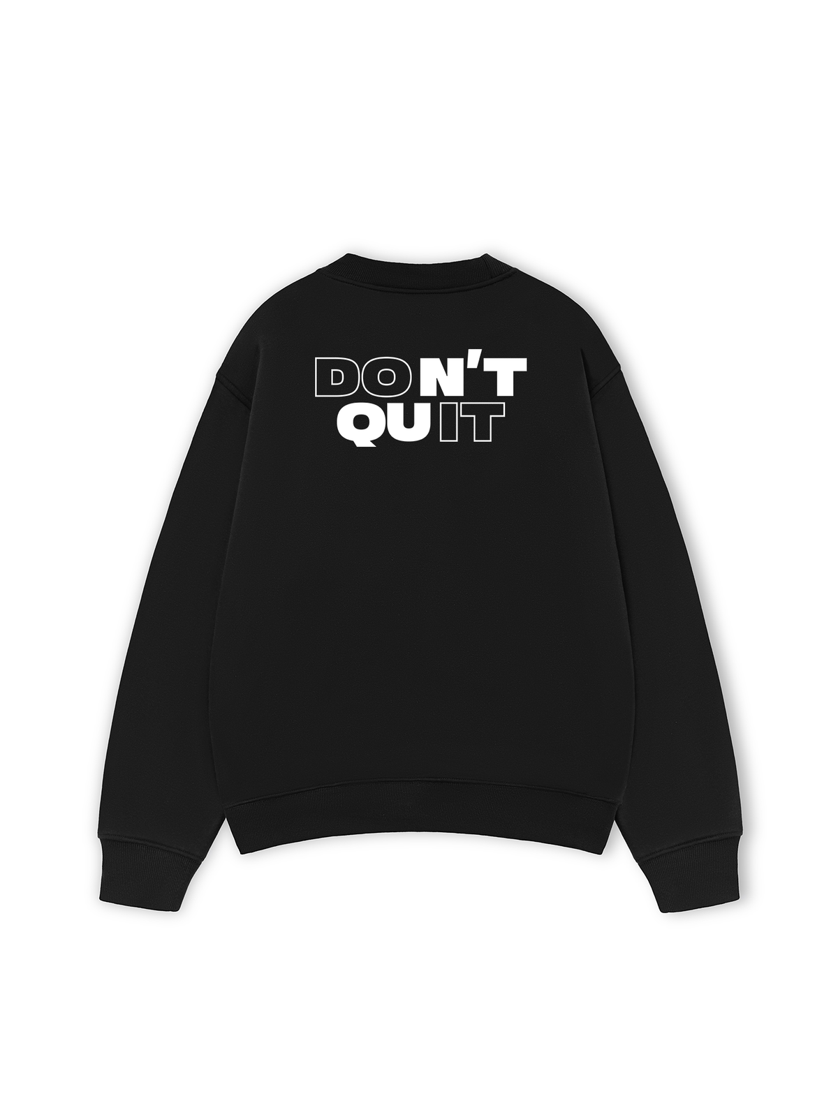 Áo Sweater Nỉ Hai Da Don't Quit