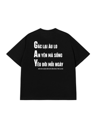 Áo Thun Relaxed Fit Gác Lại Âu Lo