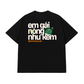 Áo Thun Relaxed Fit Em Gái Tính Nóng Như Kem
