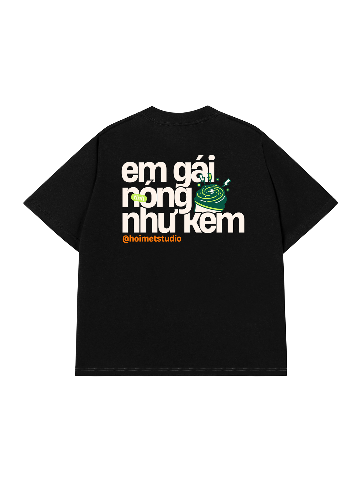 Áo Thun Relaxed Fit Em Gái Tính Nóng Như Kem