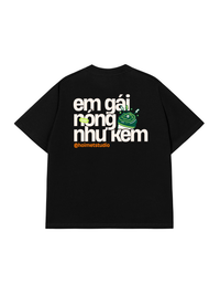 Áo Thun Relaxed Fit Em Gái Tính Nóng Như Kem