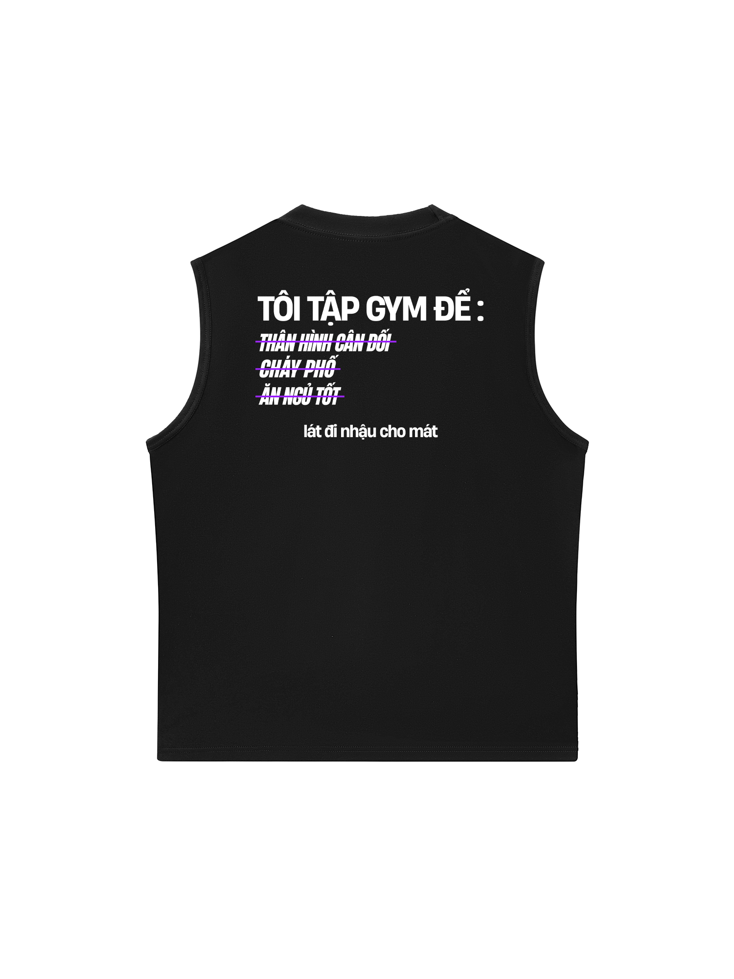 Áo Ba Lỗ Relaxed Fit Lý Do Đi Tập 2