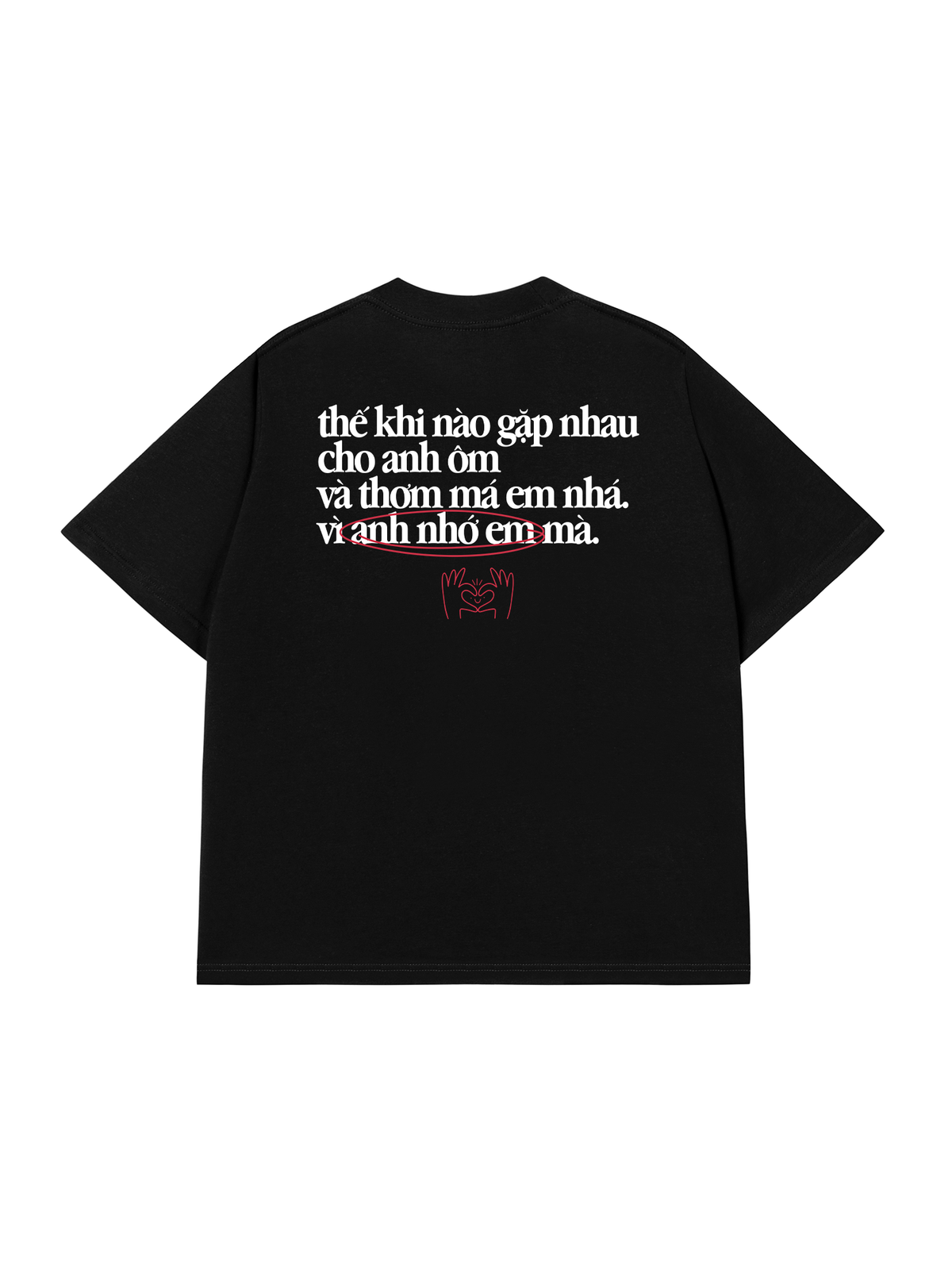 Áo Thun Relaxed Fit Anh Nhớ Em
