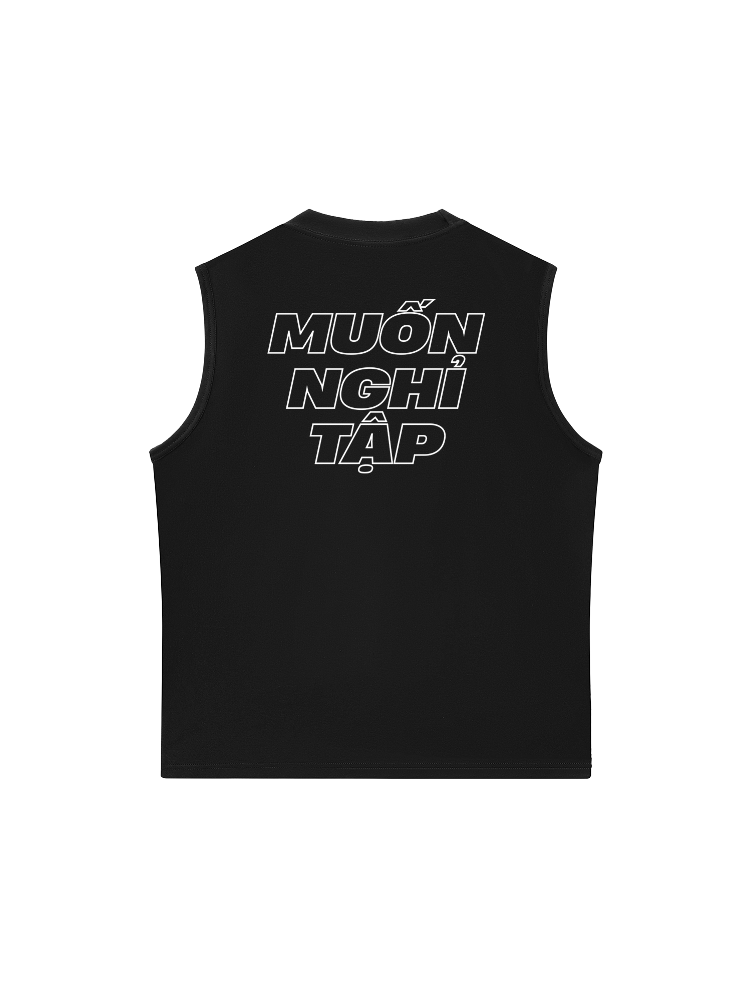 Áo Ba Lỗ Relaxed Fit Muốn Nghỉ Tập Tạ