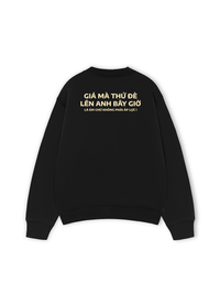 Áo Sweater Nỉ Hai Da Đè Lên Anh
