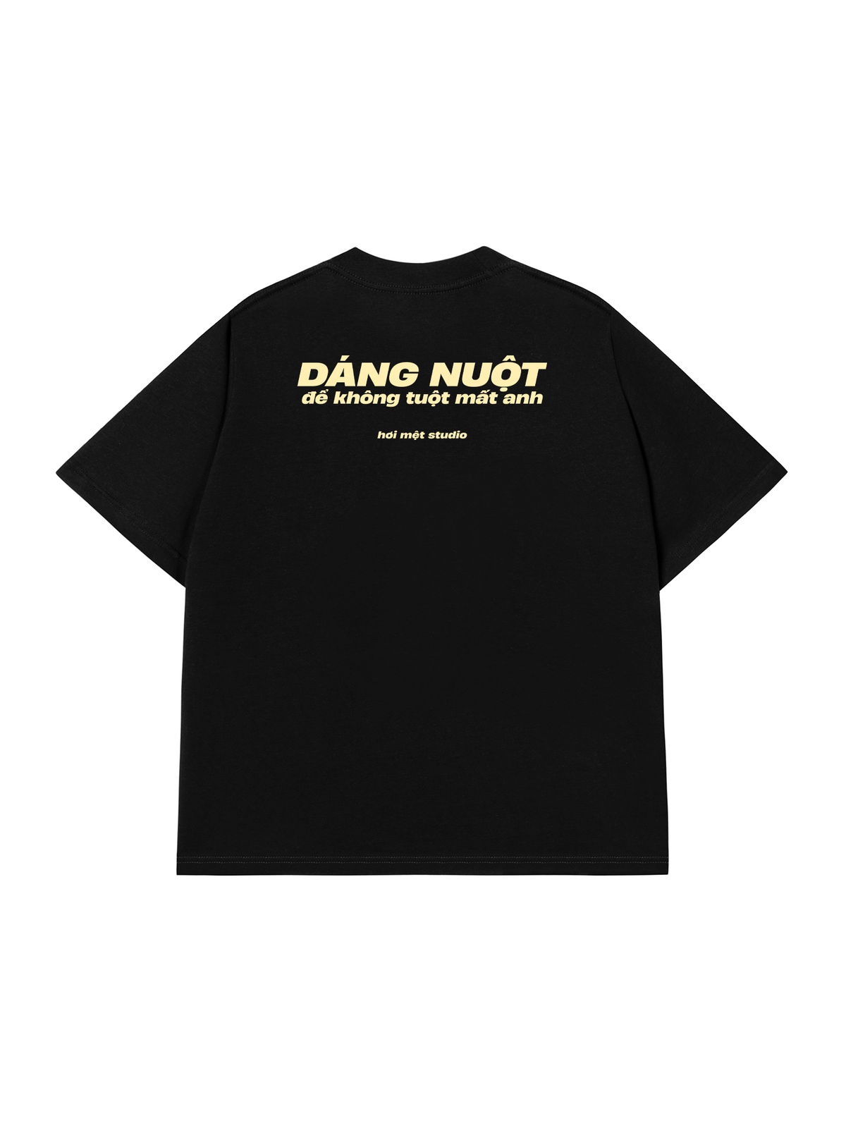 Áo Thun Relaxed Fit Dáng Nuột Không Tuột Mất Anh