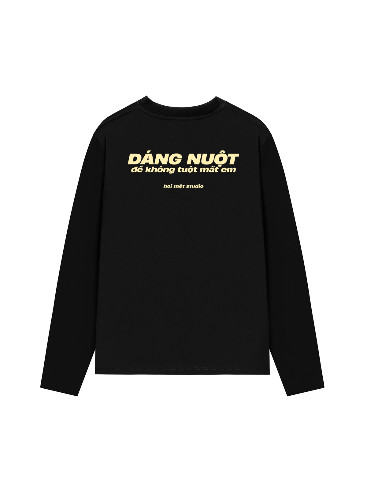 Áo Dài Tay Dáng Nuột Không Tuột Mất Em