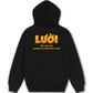 Áo Hoodie Nỉ Hai Da Lười