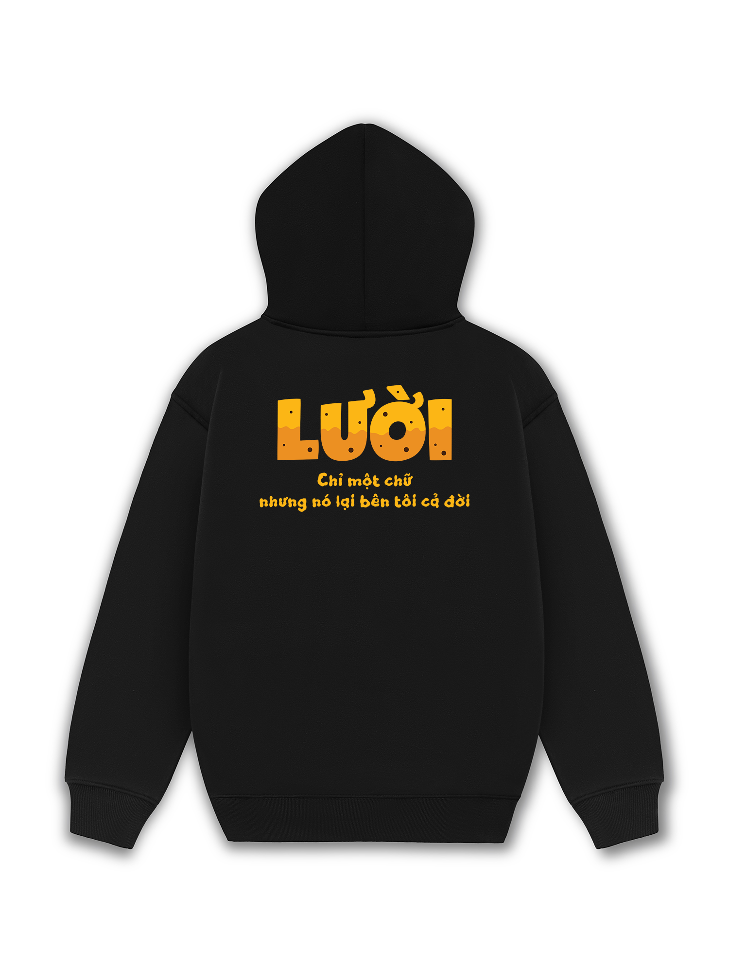 Áo Hoodie Nỉ Hai Da Lười