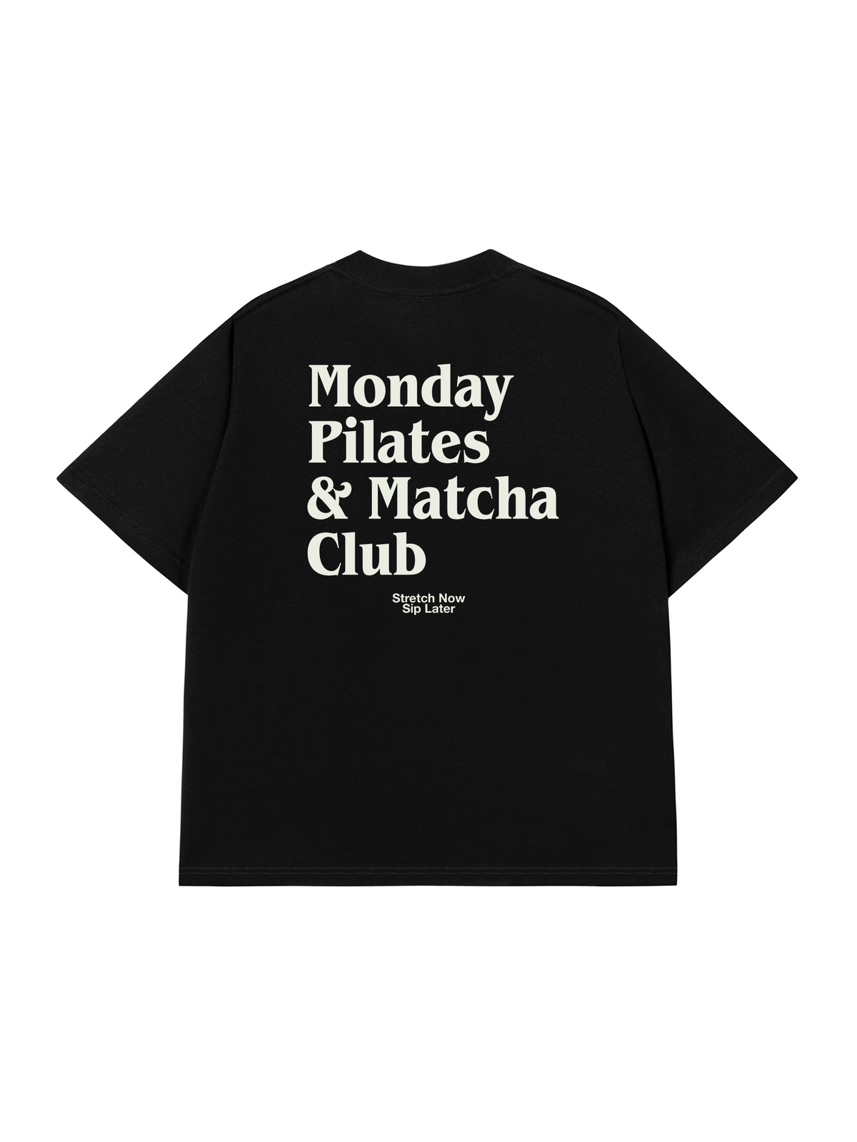 Áo Thun Relaxed Fit Monday Pilates & Matcha