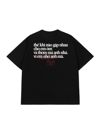 Áo Thun Relaxed Fit Em Nhớ Anh