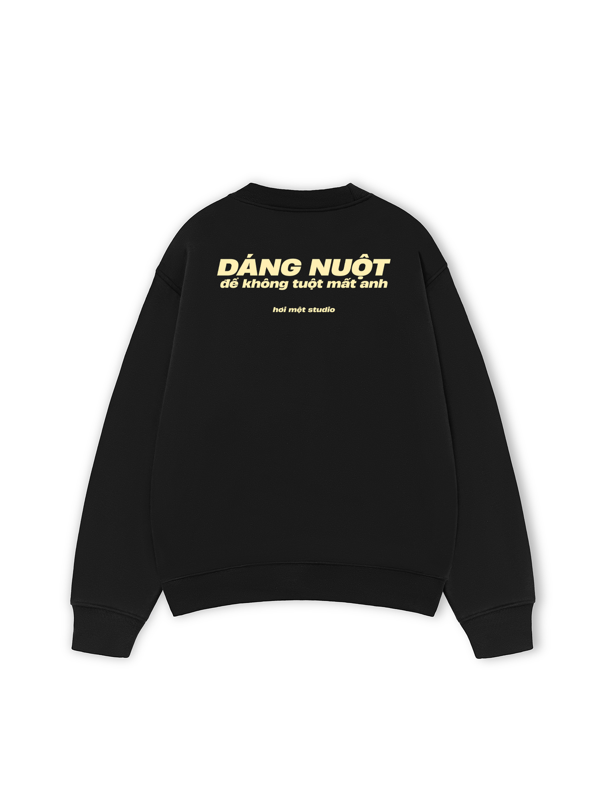 Áo Sweater Nỉ Hai Da Dáng Nuột Không Tuột Mất Anh