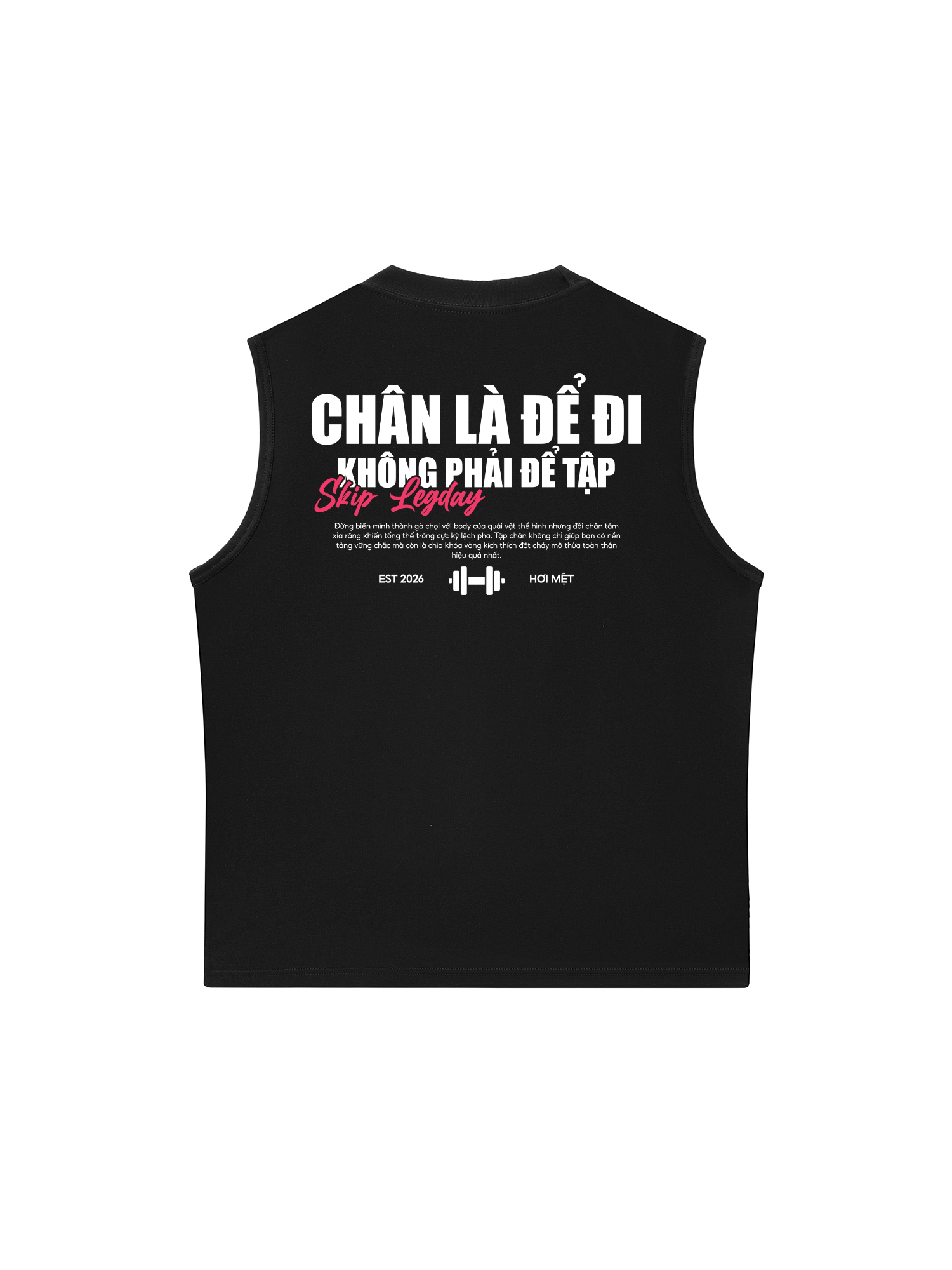 Áo Ba Lỗ Relaxed Fit Chân Là Để Đi