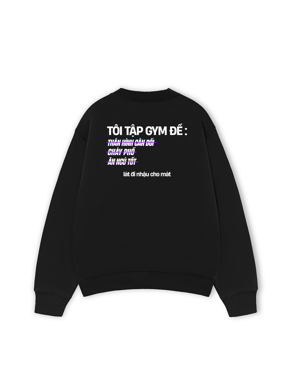 Áo Sweater Nỉ Hai Da Lý Do Đi Tập 2