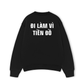 Áo Sweater Nỉ Hai Da Đi Làm Vì Tiền Đồ
