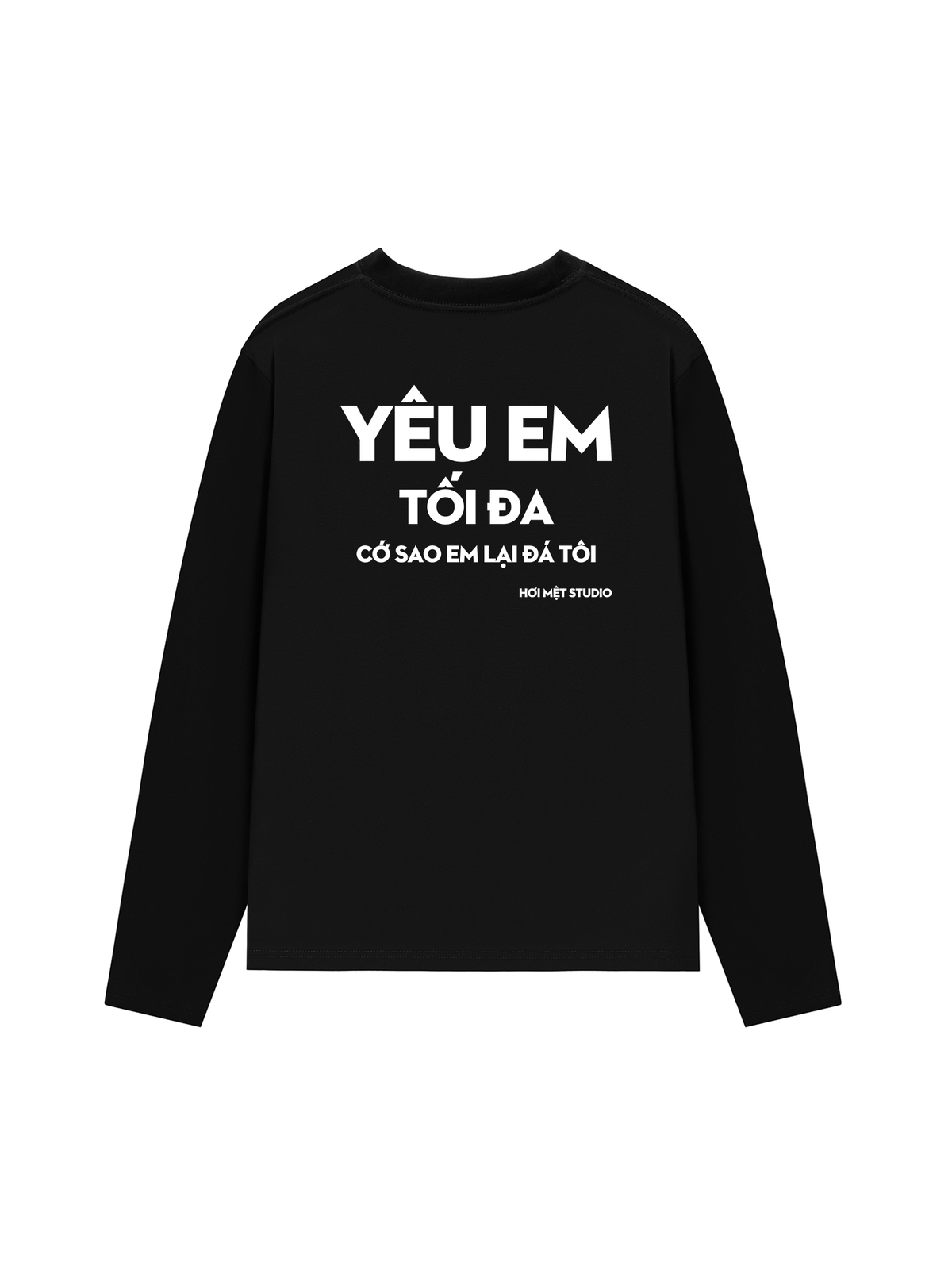 Áo Dài Tay Yêu Em Tối Đa
