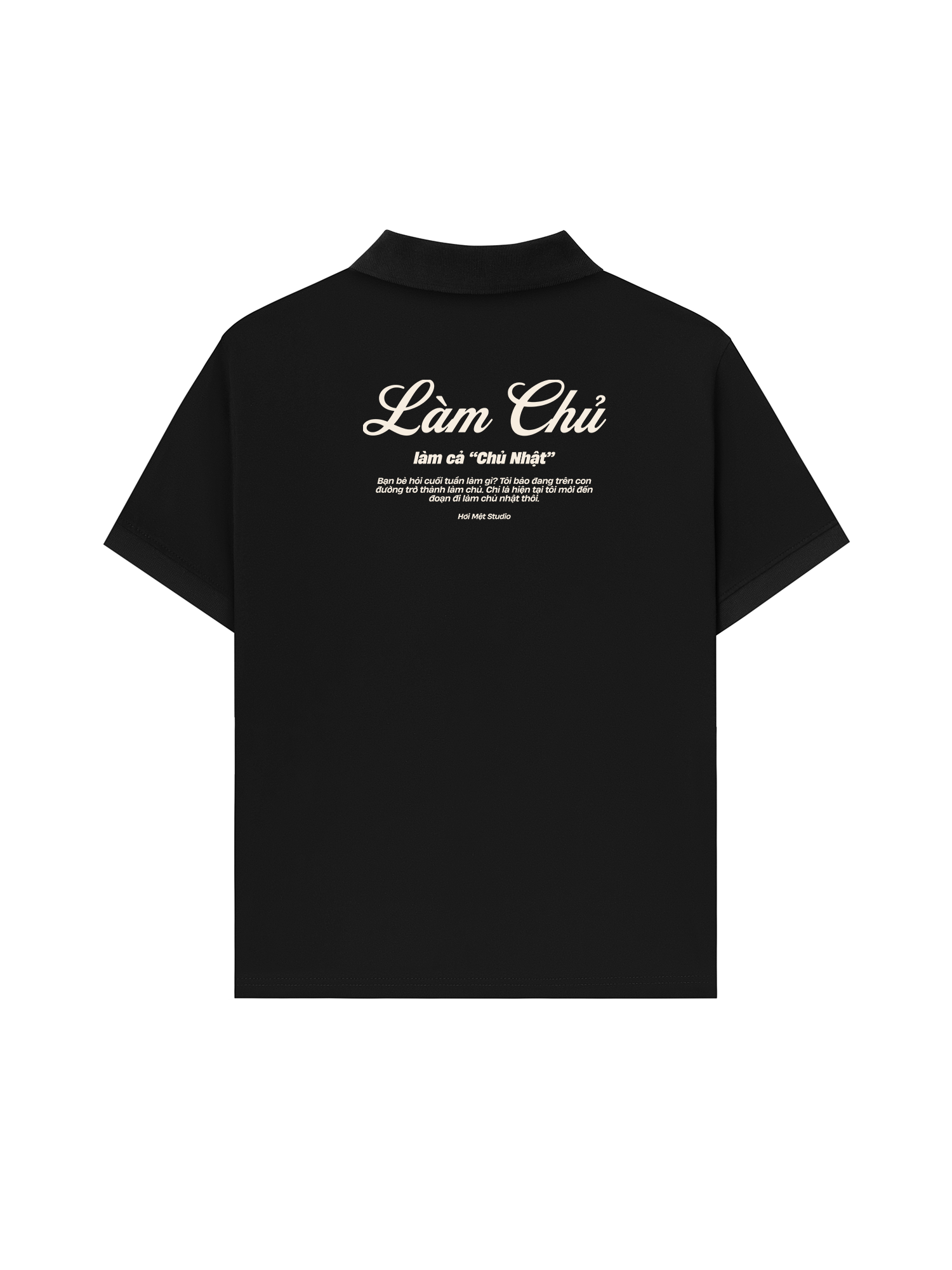 Áo Polo Relaxed Fit Làm Cả Chủ Nhật