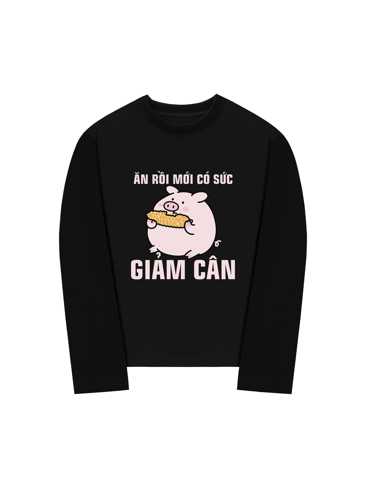 Áo Dài Tay Ăn Rồi Mới Có Sức Giảm Cân