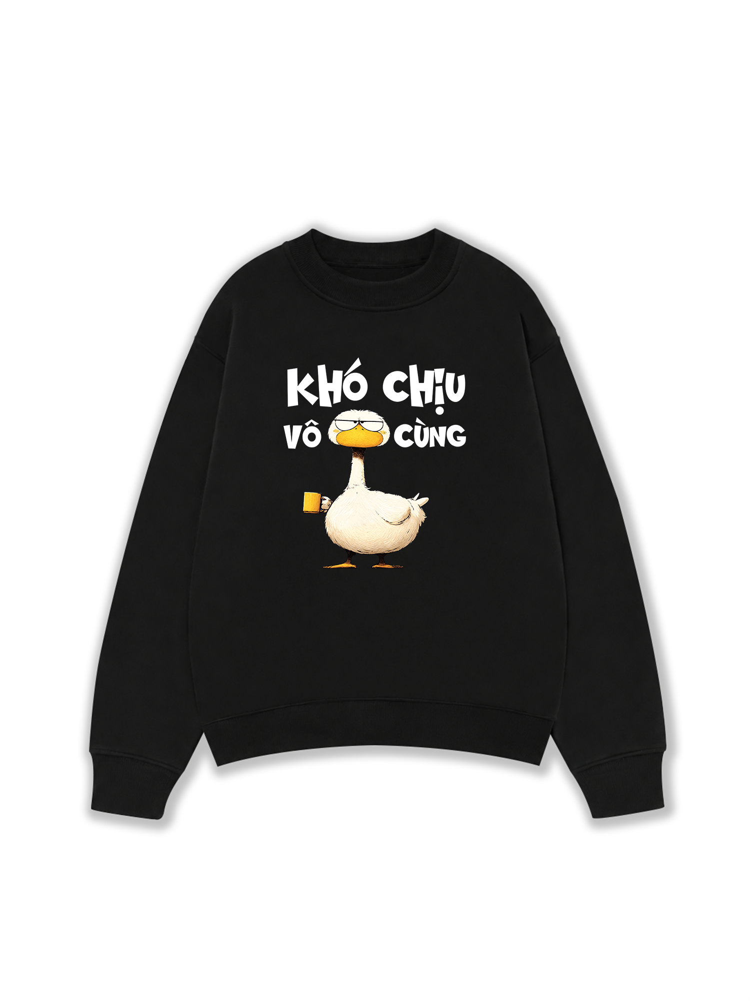 Áo Sweater Nỉ Hai Da Khó Chịu Vô Cùng
