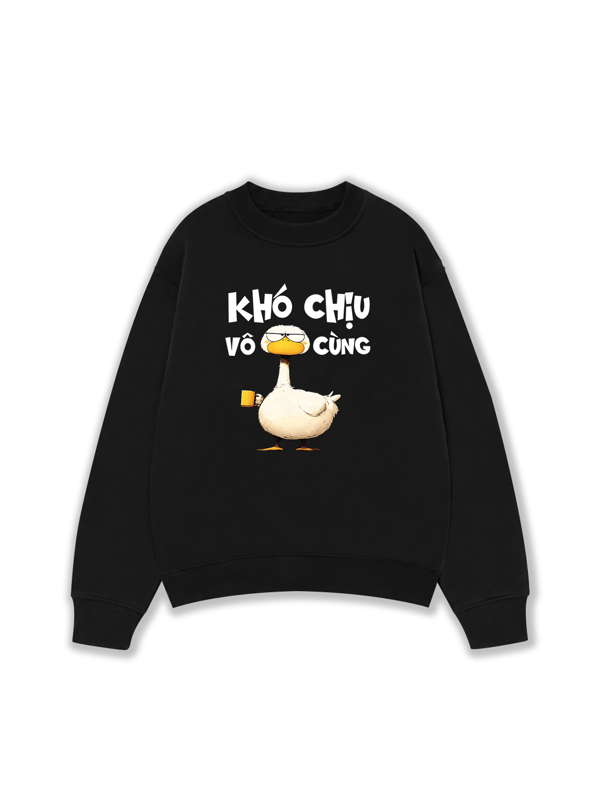 Áo Sweater Nỉ Hai Da Khó Chịu Vô Cùng