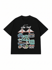 Áo Thun Relaxed Fit Hello From Cần Thơ