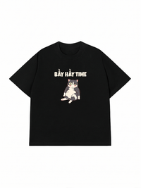 Áo Thun Relaxed Fit Bầy Hầy Time