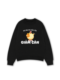 Áo Sweater Nỉ Hai Da Dự Án Ma Của Tôi Giảm Cân