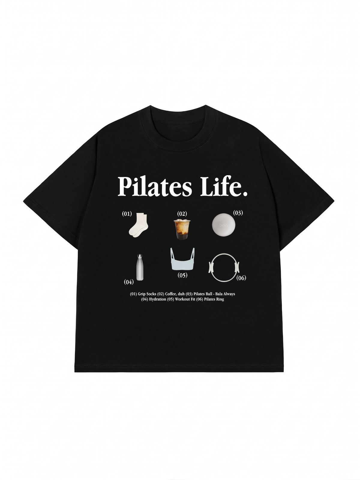 Áo Thun Relaxed Fit Pilates Life
