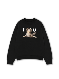 Áo Sweater Nỉ Hai Da I Love You