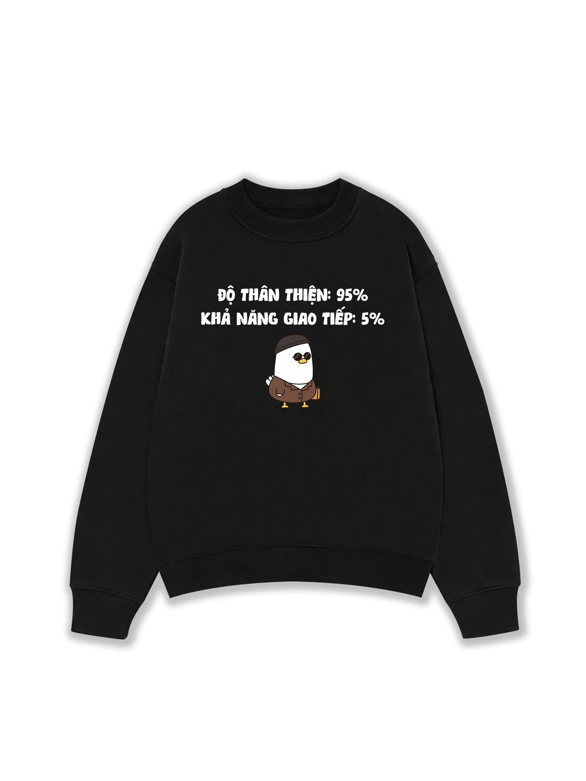 Áo Sweater Nỉ Hai Da Độ Thân Thiện 95%