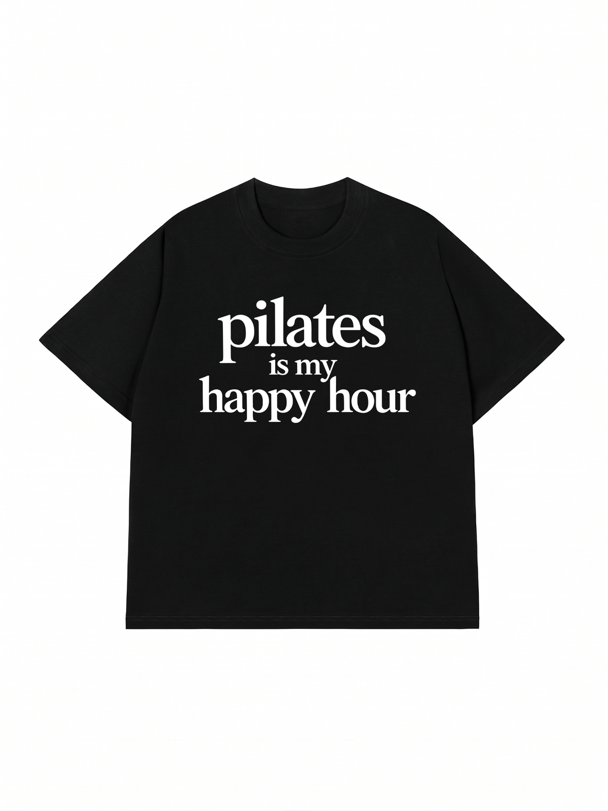 Áo Thun Relaxed Fit Pilates Is My Happy Hour