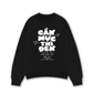 Áo Sweater Nỉ Hai Da Gần Mực Thì Đen