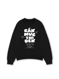 Áo Sweater Nỉ Hai Da Gần Mực Thì Đen