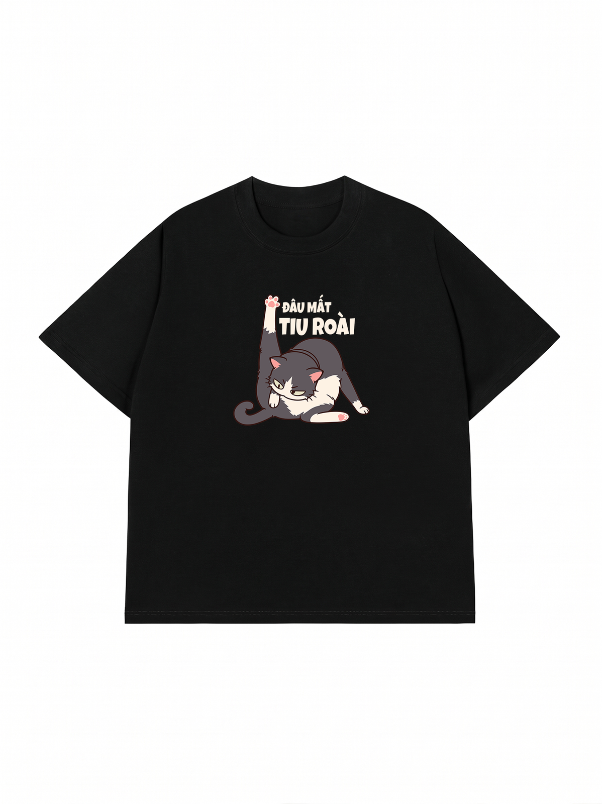 Áo Thun Relaxed Fit Đâu Mất Tiu Roài